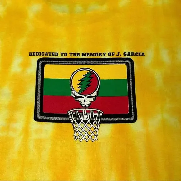 ANVIL Grateful Dead Lithuania Basketball Vintage Olympic Men's Shirt Size XL - Picture 5 of 6